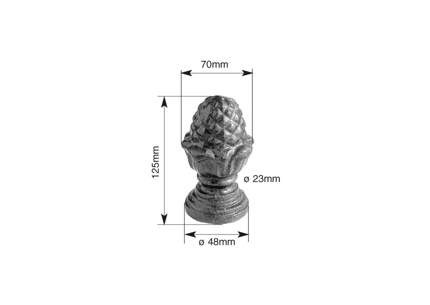 017R12~~LASBARE SIERKOP 125X70X48MM