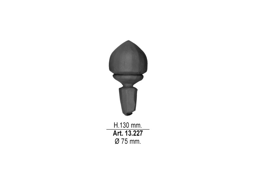 113-9~~LASBARE SIERKOP 150X75MM