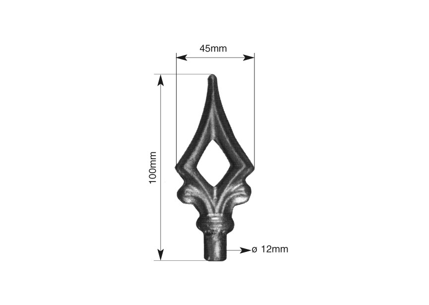 POINTE DE L. 100X45X12MM