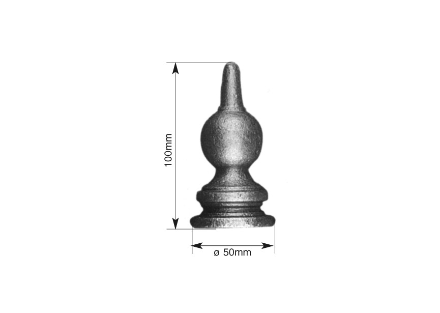 169-50~~LASBARE SIERKOP 100X50MM