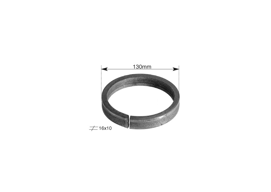 CR135~~RING - 130 MM. - 16X10MM.