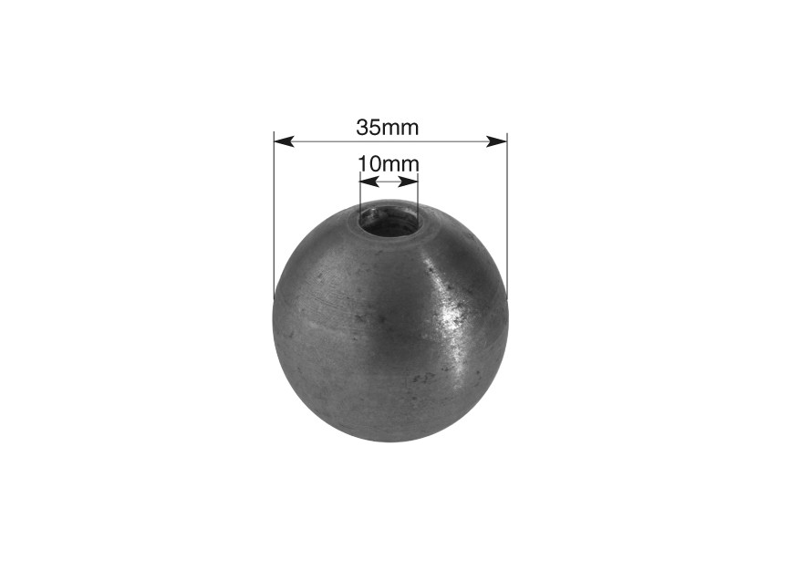 DBO-35~~DOORBOORDE BOL GAT 10MM.