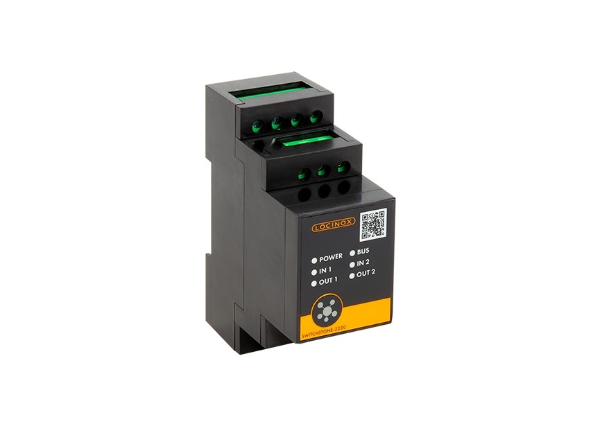 SWITCHSTONE-STD-X-230~~P00009532 - 2-kanaals relaismodule met no-nc contact