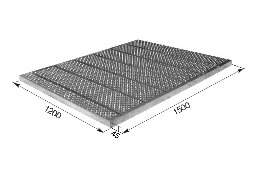 GRIL.AP2-30-MAW(2MM TâLE)1200X1500