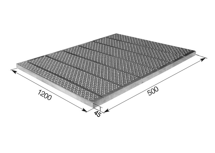 GRIL.AP2-30-MAW(2MM TâLE) 1200X500