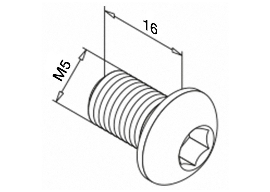 240690-516~~LAAGBOLKOPSCHROEF MET BINNENZESKANT   PER 50 stuks