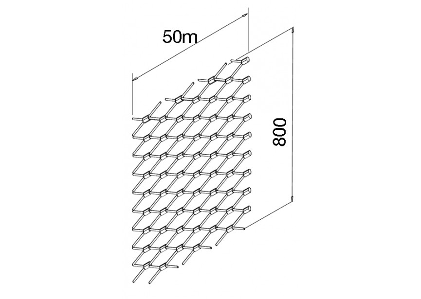 147910-500-08~~Q-WEB, KABELNET, MAASWIJDTE 60MM,H=800MM