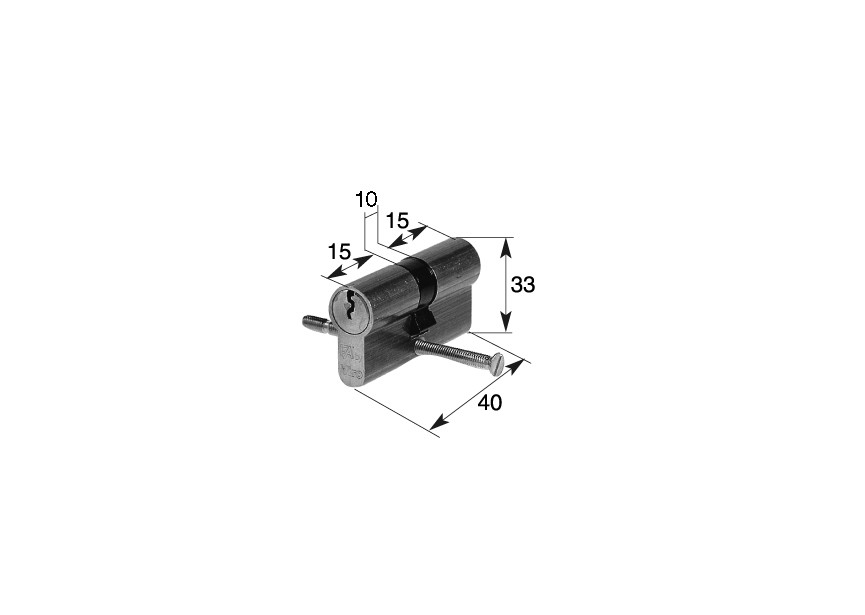 CIL-N40~~CYLINDER VERNIKKELD