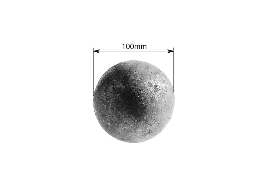 GBE100~~RONDE MASSIEVE BOL 100MM.