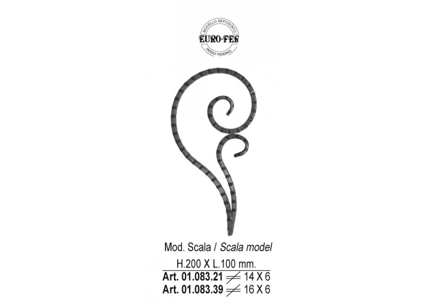 01.083.21~~KRUL 200X100MM - 14X6MM