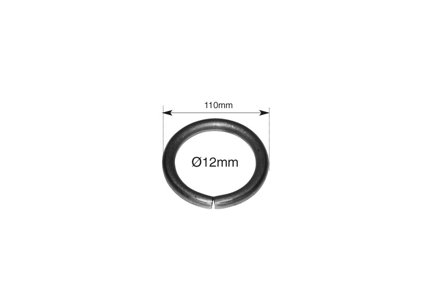 CERCLES DIAM 110 - ROND 12MM