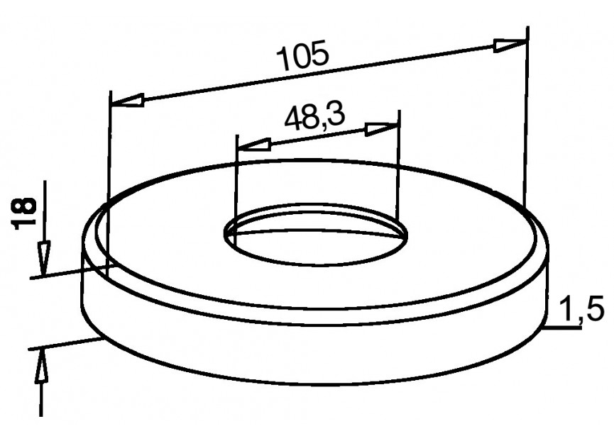 Cache embases pour modéle 914 et article Nr. 0940,