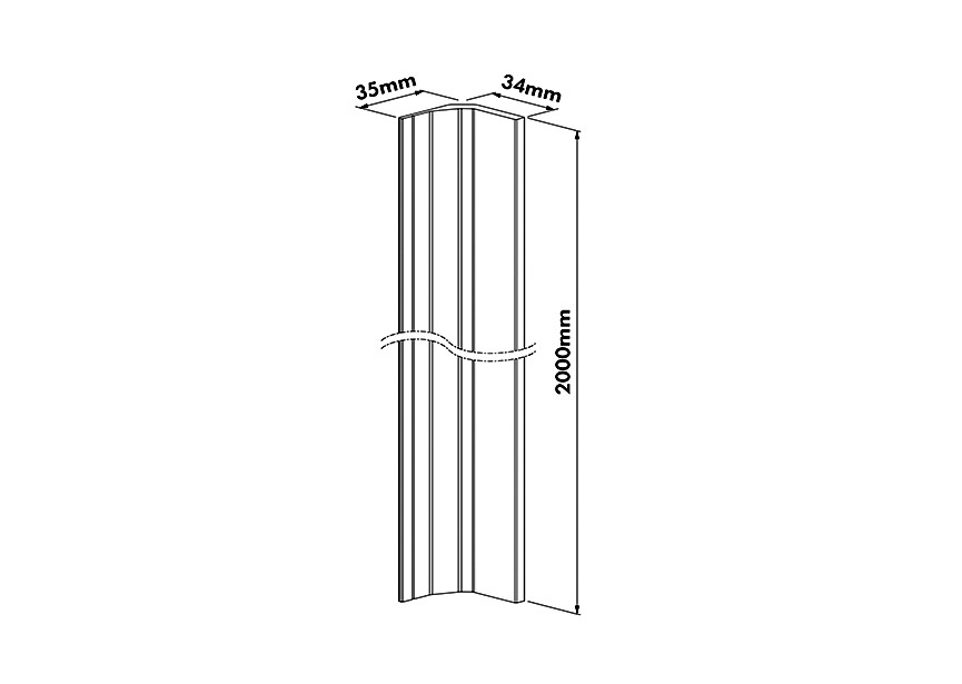 P00000282-7016 - Prix par pièce,achat par 10 pcs-fermeture esthétique-antracite