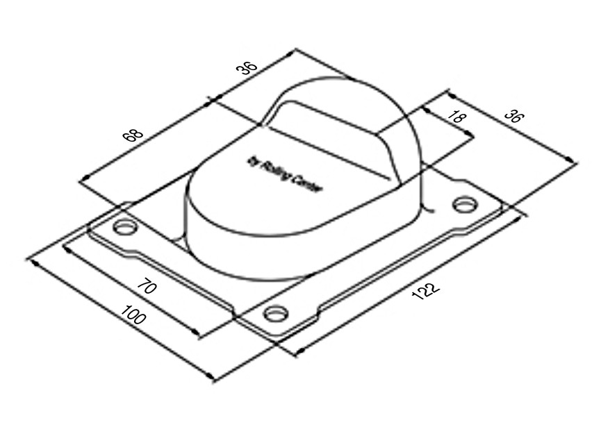 F105BP~~POORTSTOP VERZINKT