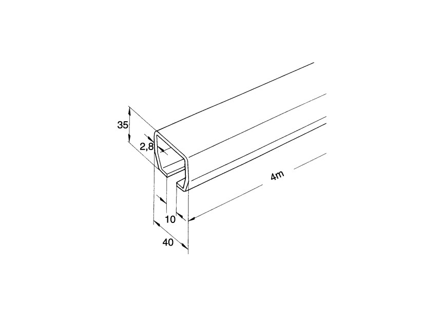 RAIL 4M - TYPE 30 ZINGUE