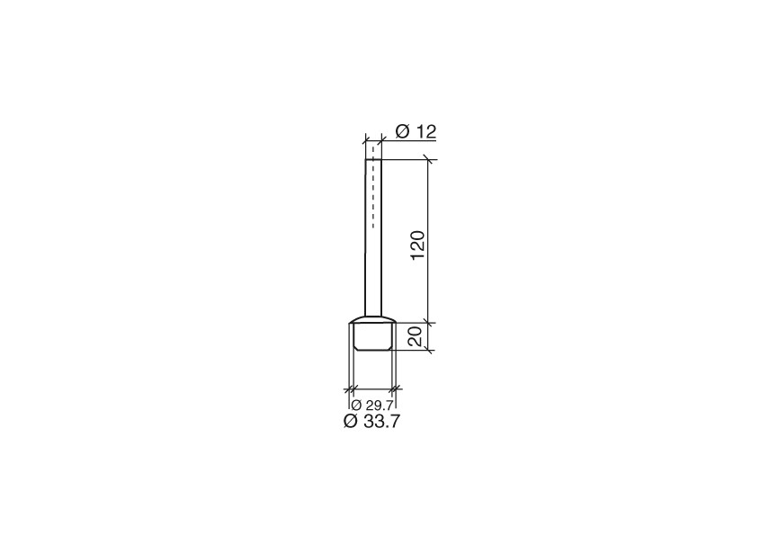 SUPPORT DE MAIN-C PR TUBE 33.7 X 2MM