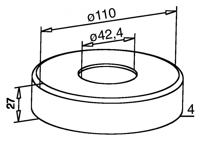 Cache embases pour modéle 913 et article Nr. 3502,