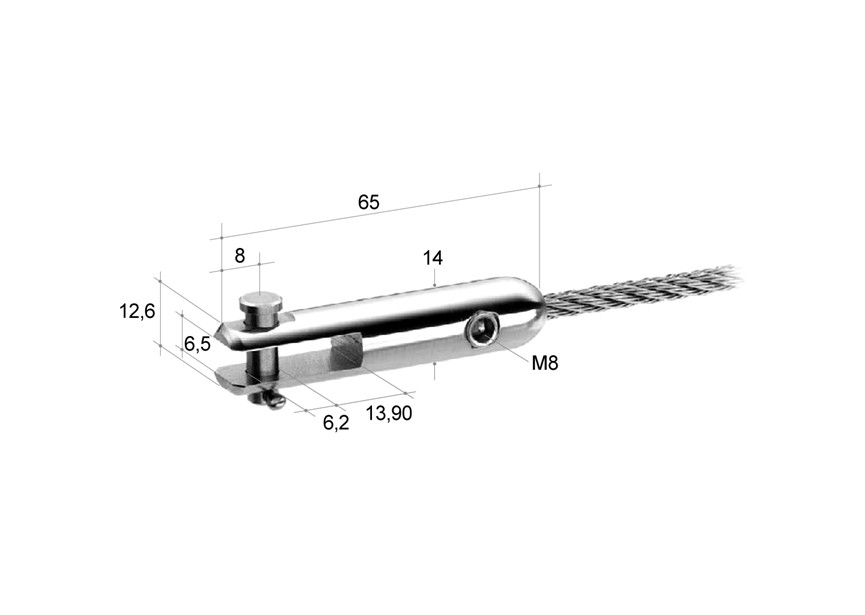 10638~~VORK DO IT LINE VOOR MONTERING OP DE WERF 5MM