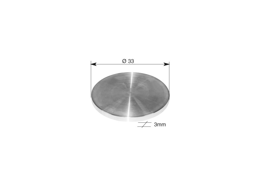 DISQUE GRAIN 320 AVEC FILM PLASTIQUE 33X3