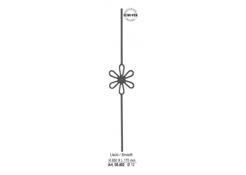 BARREAU H 950X170MM o 12MM