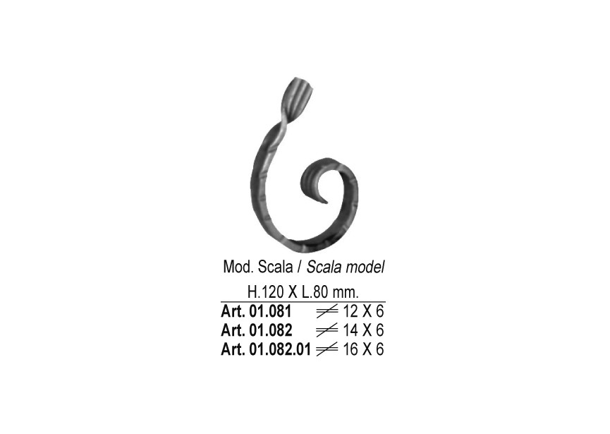 01.081~~C-KRUL 120X80MM - 12X6MM