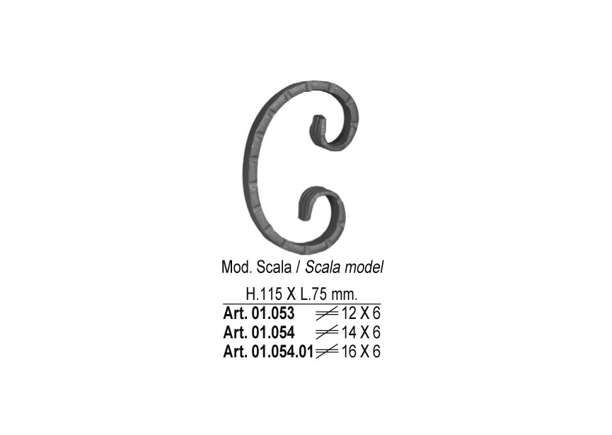 01.054.01~~KRUL 115X75 MM 16X6