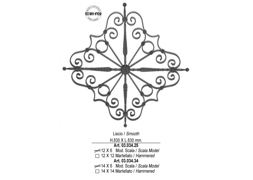 ELEMENT DECORATIF 830X830MM