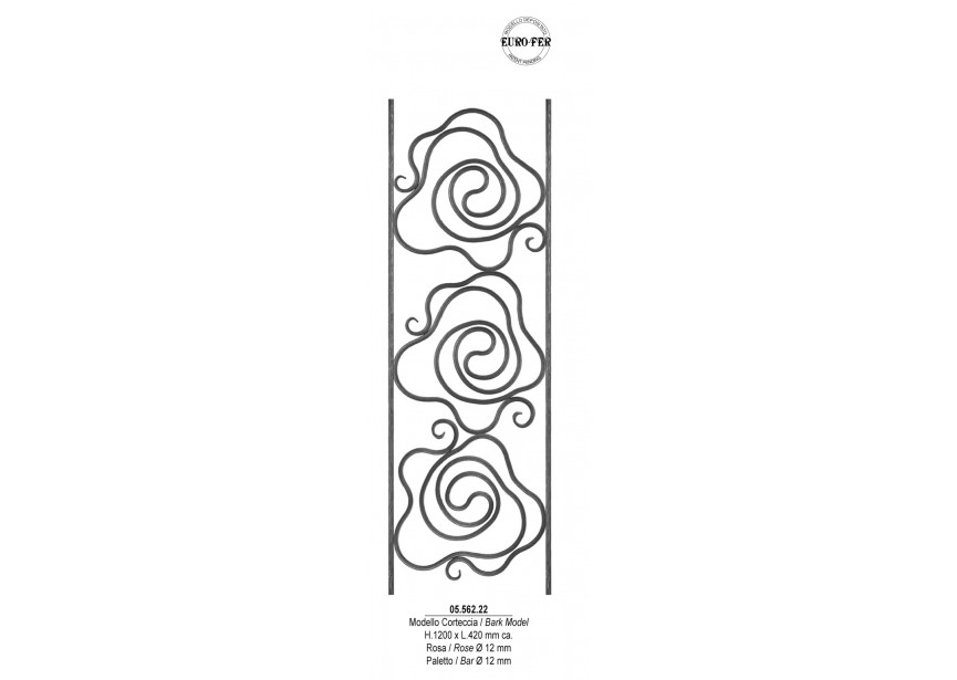 ELEMENT DECORATIF 1200 X 420 MM