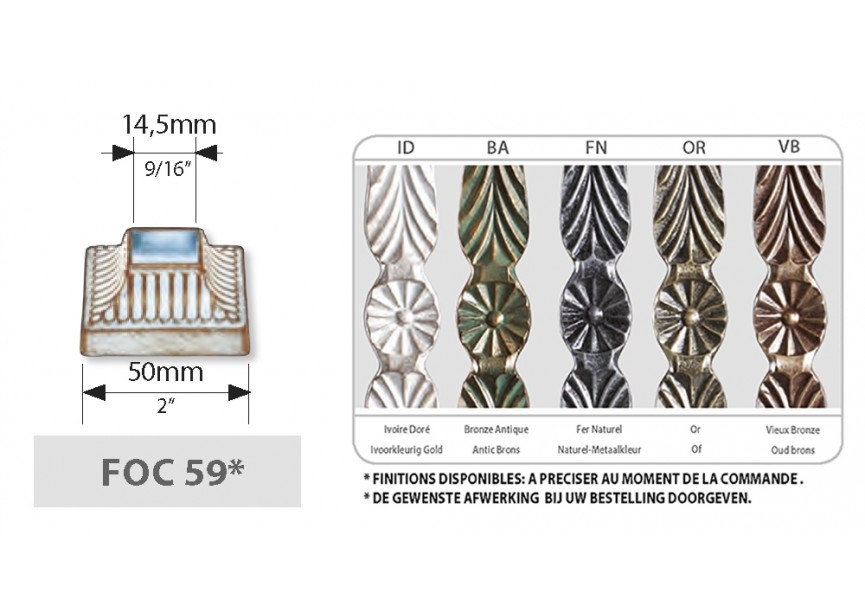 CACHE-SCELLEMENT FER NATUREL