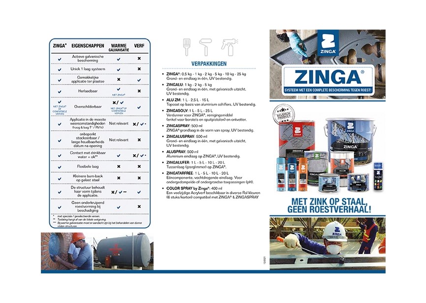 ZINGALUSPRAY~~ZINGA ALU SPRAY 500ML.