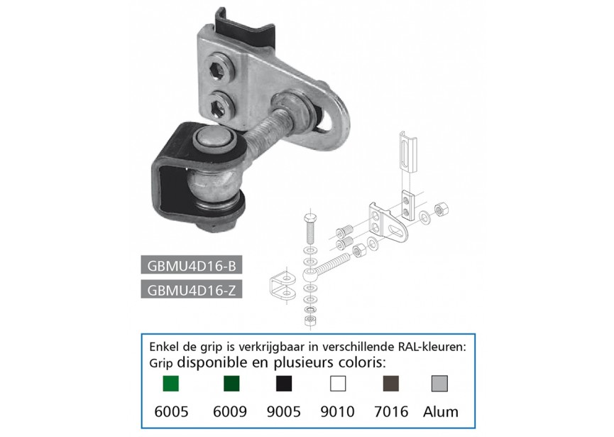 GBMU4D-B-M16-110-02-ALUM~~P000130 - Prijs per set van 2-4d scharnier 180 graden-alu brut