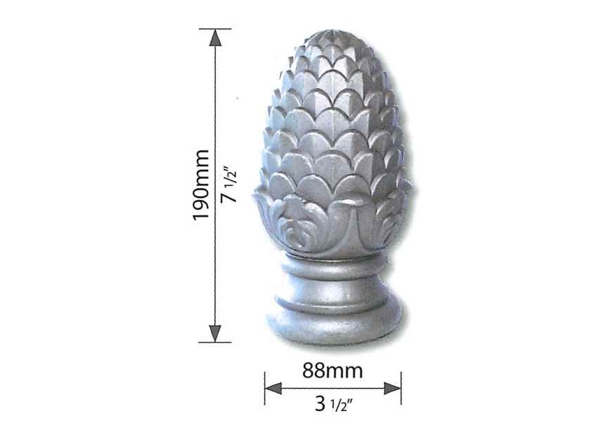 ALUT19~~PAALKOP M12 IN ALUMINIUM