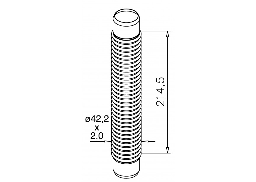 130316~~FLEX-CONNECT, Ø 42,4X2MM, 180°