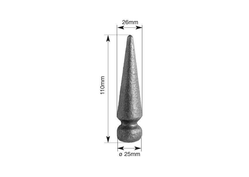 159BIS~~LASBARE HEKPUNT 110X26MM