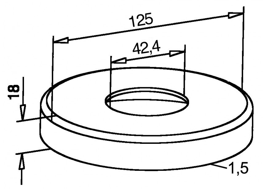 Cache embases pour modéle 914 et article Nr. 941,