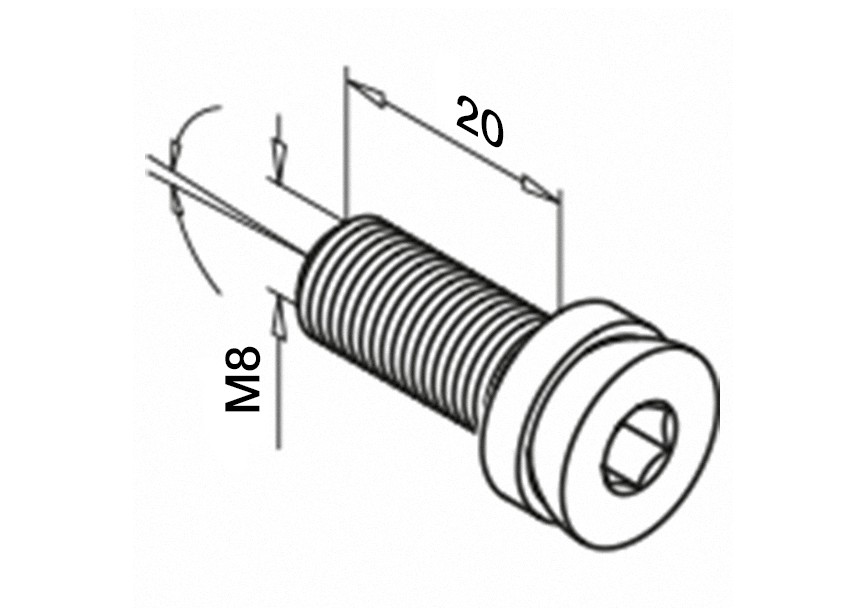 Accessoires Boulons réglables ,             QS- 46