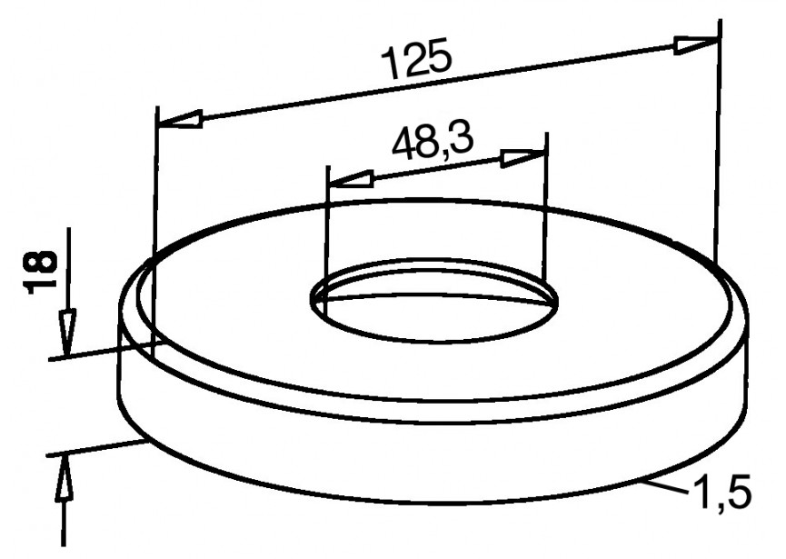 Cache embases pour modéle 915 et article Nr.0941,