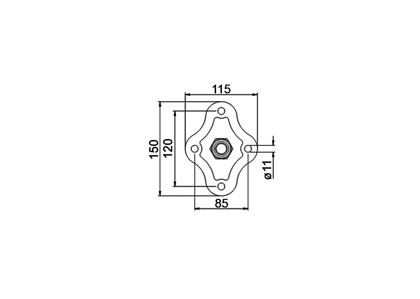 154-M22~~REGELBARE MUURPLAAT IN M22