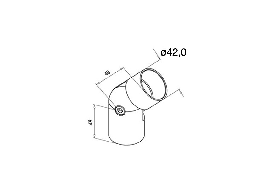 170308-042~~VERSTELBARE VARIABELE VERBINDER, INKL. 2 ADAPTER