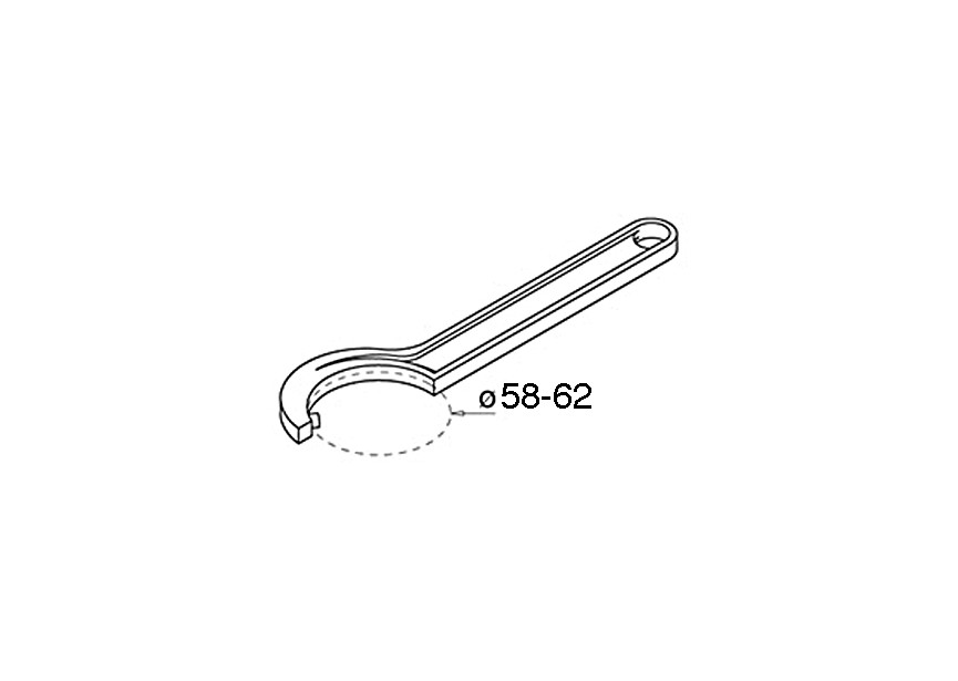 clef à ergot, Ø58-62mm     Q-33