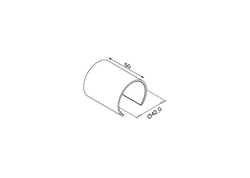 176791-042~~VERBINDINGSSTUK, INKL. 2 KUNSTST. ADAPTER