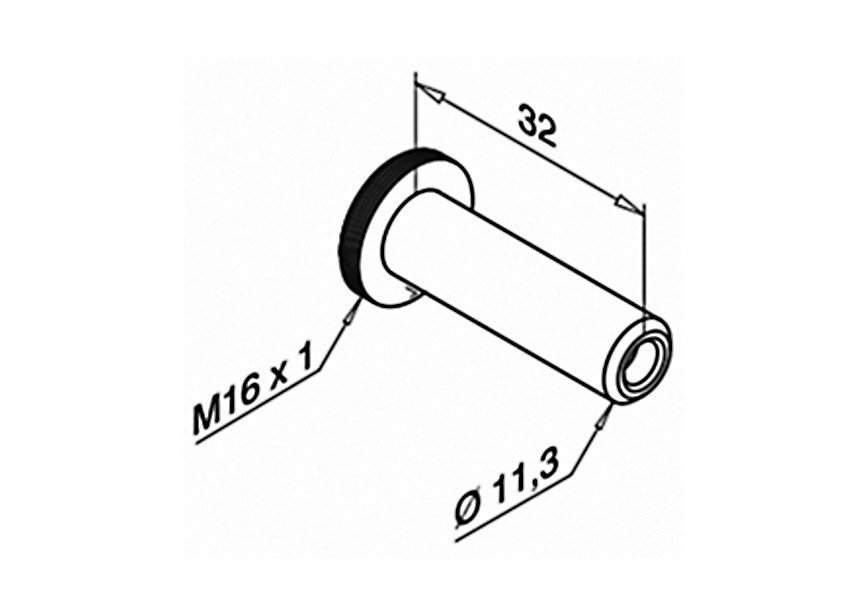 147240-004~~Fast Fix adapter voor kabel, kabel 4 mm,