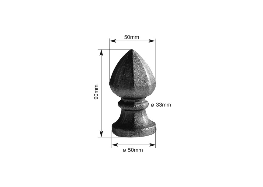 177BIS~~LASBARE SIERKOP 90X50X50MM