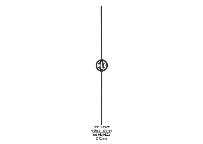 BARREAU H 950X100MM o 12MM