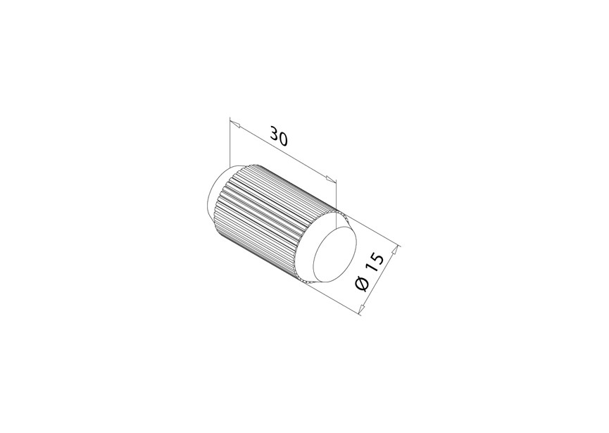 200203~~Houten plug     -  QS-512 - per 50x