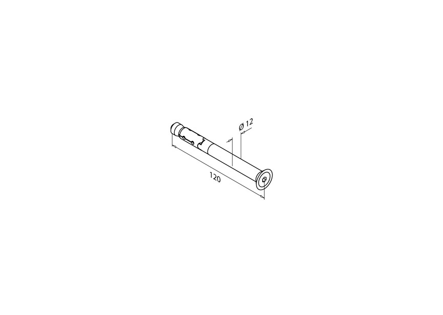 244210-212~~PRIJS PER STUK - VE 25 STUKS Veiligheidsanker, Q SZ-SK 12/50