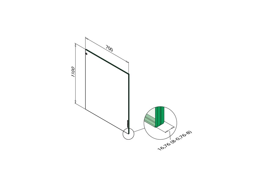 195017-070-11~~Q-glass 1100x700x16,76 mm (8-0,76-8)