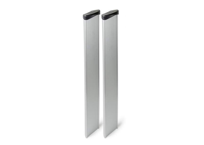 664010~~PILLY/120 aluminium palen, hoogte 100cm (paar)