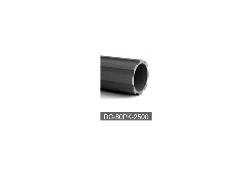 DC-80PK-2500~~GEKARTELDE PAAL VOOR KOLOM 80MM - L.2500MM