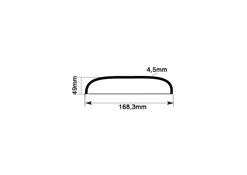 FOND DE TUBE 168.3 MM